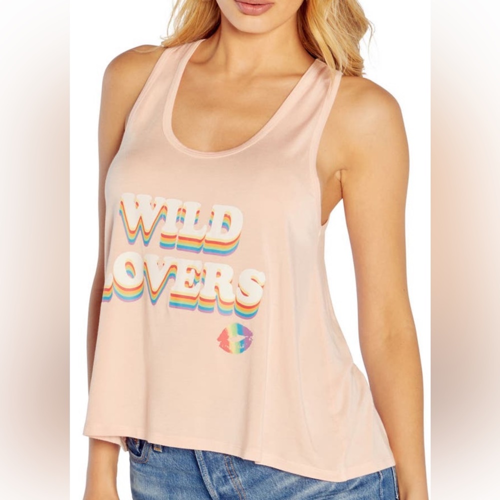 Wildfox wild lovers modal tank top